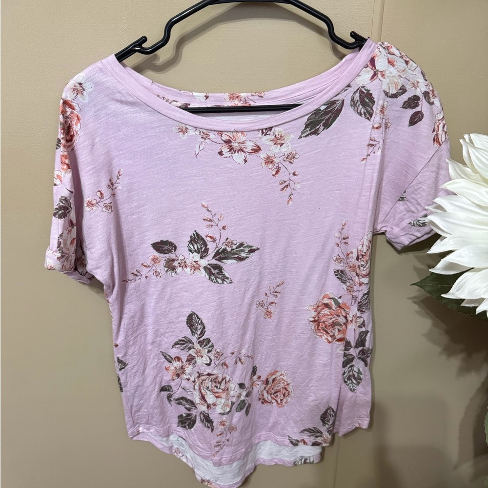 Floral Pink Women's Top